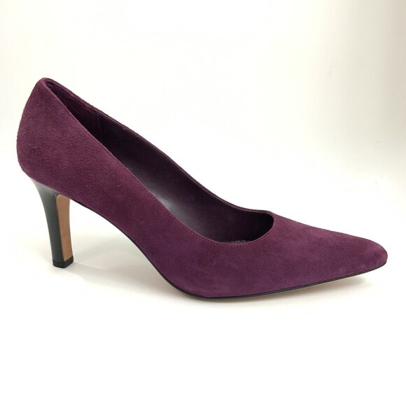 Brooks Brothers Pumps Size 7M Maroon All Leather Point-toe Heels - Picture 2 of 11